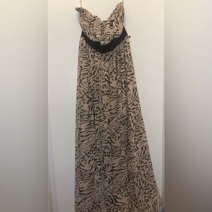 H&M Maxi Strapless Dress
